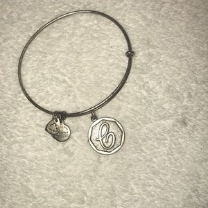 Alex and ani silver C bracelet